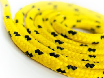 Полипропиленовый канат 10 мм плетеный универсальный парусный канат ЖЕЛТЫЙ 30 м