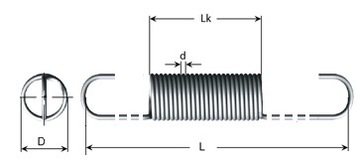 Пружина регулятора HONDA GX100 16561-Z0D-V00