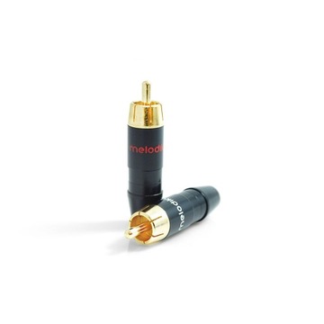 Melodika MDRCA28 - Wtyki RCA cinch x2 Hi-Fi