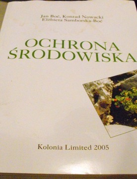 Ochrona środowiska Boć Nowacki
