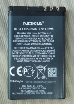 ОРГ АККУМУЛЯТОР NOKIA BL-5CT C3 C5 C6 5220 5630 6303i