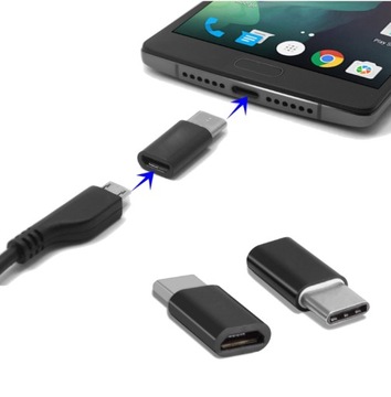 АДАПТЕР АДАПТЕР-ПРЕОБРАЗОВАТЕЛЬ С MICRO USB НА USB-C 3.1 TYPE C