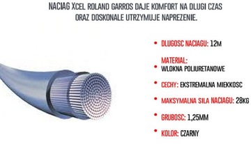 BABOLAT MULTI FIBER TENSION 12 м XCEL прочность 1,35 мм