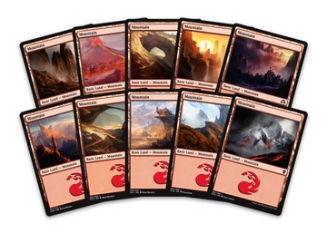 MTG 10x Mountain Basic Land