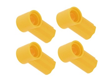 LEGO 32013 4107066 łącznik #1 żółty TECHNIC 4szt