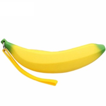 SILIKONOWA PORTMONETKA W KSZTAŁCIE BANANA SASZETKA