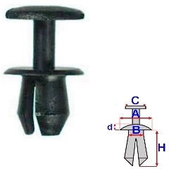 Spinka podszybia Seat Cordoba Leon VW Passat Polo