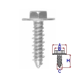 Wkręt montażowy Alfa Romeo Fiat Lancia