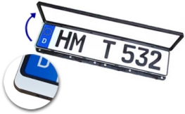 ЧЕРНАЯ РАМКА ДЛЯ РЕГИСТРАЛЬНОГО ЗНАКА. с ВАШИМ С НАПИСАНИЕМ