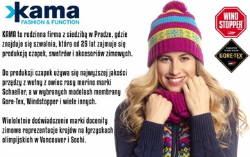 Шапка-бини Kama AG15 Gore-Tex из мериносовой шерсти, СДЕЛАНО В Чехии