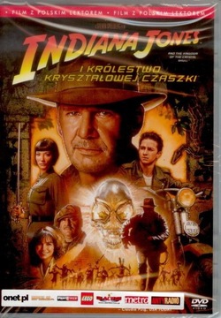 INDIANA JONES I KRÓLESTWO KRYSZTAŁOWEJ CZASZKI DVD