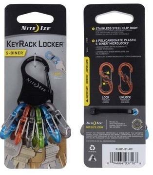 Brelok do kluczy Nite Ize KeyRack S-Biner BLOKADA