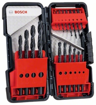 BOSCH zestaw wierteł do metalu HSS-R 1-10 mm 18szt