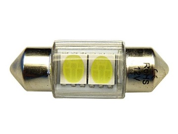 żarówka LED 10x31 mm 2 SMD 31mm C5W C10W mocna 12V