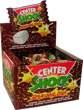 Gumy balonowe CENTER SHOCK kwaśne Cola 100szt