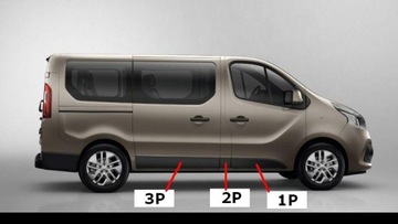 Listwy Listwa drzwi przes Trafic Vivaro 14 - 19 3P