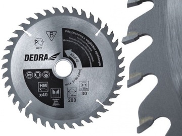 DEDRA Piła tarczowa do drewna węglik 350x30 100z