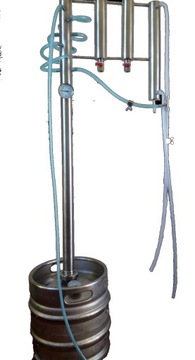 DESTYLATOR KEG 30L BIMBER ZIMNE PALCE WLEW SMS
