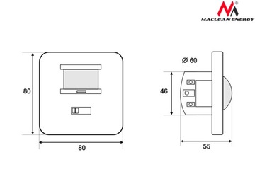 фото ориг. №9, Motion sensor lighting pir sound switch wall-mounted to blocks 4 gears