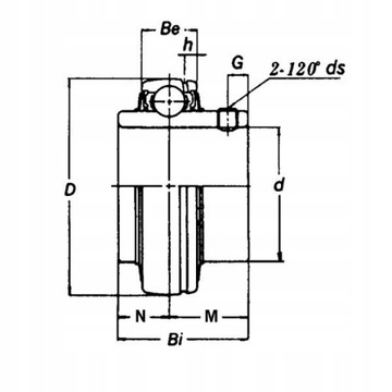 Подшипник UC210 с кольцом