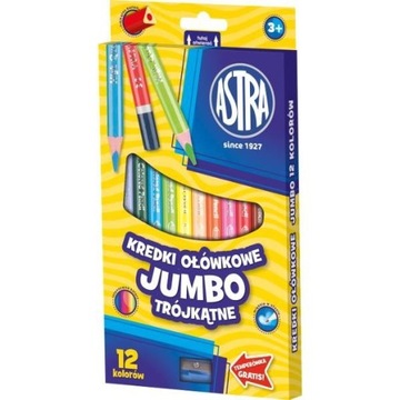 Мелки-карандаши Astra 12 шт.