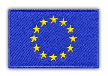 UE - Naszywka Flaga Unii Europejskiej (prostokąt)