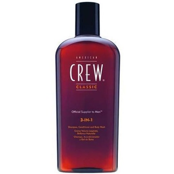 American Crew Classic 3-IN-1 Szampon +odżywka+żel