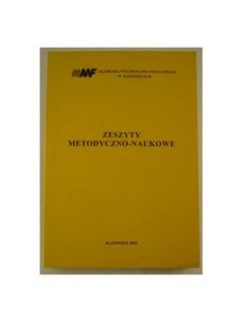 Zeszyty metodyczno naukowe