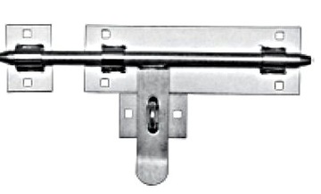 ZASUWA z blachą BRAMA OCYNK 15.472.02 RYGIEL 27cm