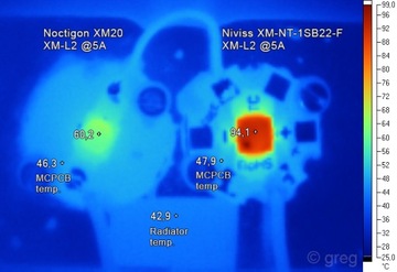 Светодиод Cree XP-L V6 0F 7500K холодный медь Noctigon