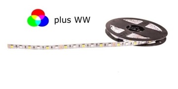 Taśma LED SMD5050 300 LED RGB+WW 14,4W 5m