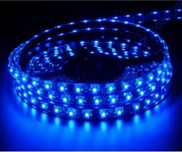 TAŚMA LED 5cm SMD3528 LEDOWY NIEBIESKA WODOODPORNA