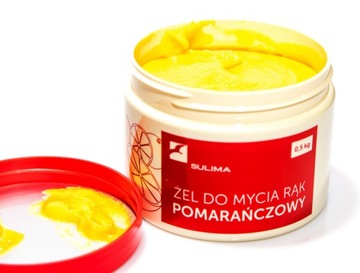 Pasta żel do mycia rąk pomarańczowa SULIMA 0,5 kg