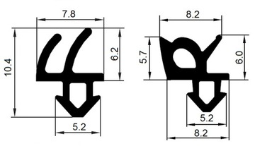 Uszczelka do okna okien okienna REHAU komplet