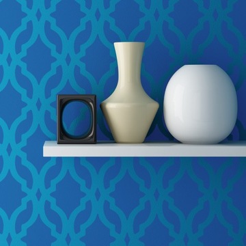 фото ориг. №3, Template painting repetitive reusable 59x95cm wallpaper moroccan sugars