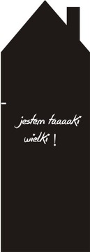 DOMEK Naklejka tablicowa NAKLEJKA kredowa KREDA