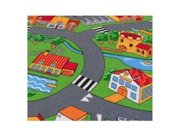 Dywan ULICZKI 200x200 LITTLE VILLAGE wieś @8661