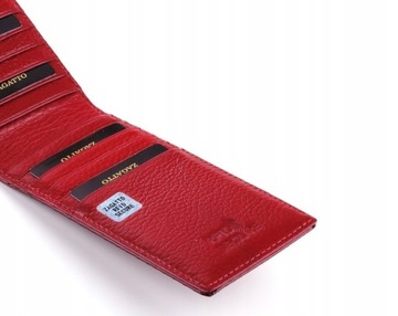 Zagatto Skórzane etui na karty RFID pudełko Slim
