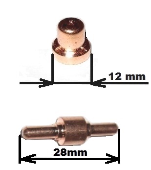 НАСАДКИ ДЛЯ ПЛАЗМЕННОЙ РЕЗКИ ПТ-31 CUT-50 CUT-40