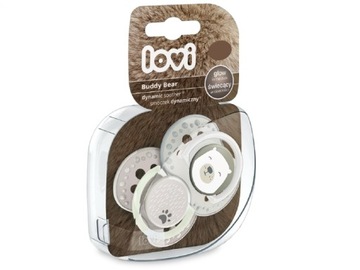 LOVI Smoczki Uspokajające 2 szt. Bear 0-3 m 22/863