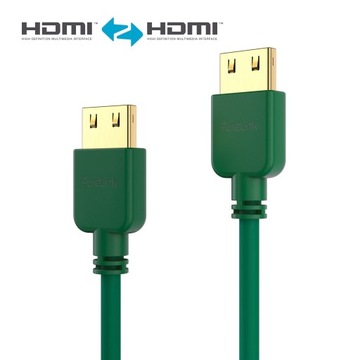 Purelink PI0503-015 markowy kabel HDMI 4K 18Gbps 1,5m giętki zielony