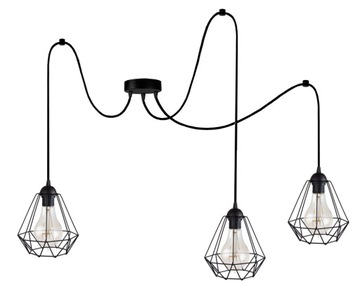 WISZĄCA SUFITOWA LAMPA ŻYRANDOL DIAMENT PAJĄK 3