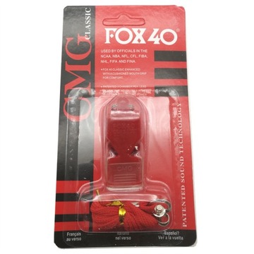 Gwizdek Sędziowski FOX 40 CMG CANADA czerwony 115