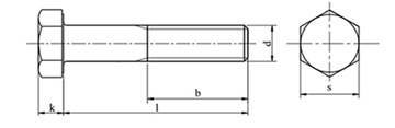 M14x1,5x100 Винт класса 10,9 пластинчатый DIN 960 1 шт.