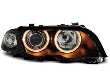 Lampy BMW E46 Sedan Touring 98-01 BLACK Angel DEPO