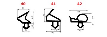 ALUPLAST S-1182 Уплотнитель оконный