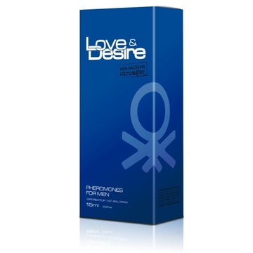 LOVE DESIRE MĘSKIE ŚWIEŻE MOCNE PERFUMY Z FEROMONAMI SILNE FEROMONY 15ML