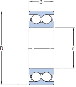 5205 SC3 NTN Двухрядный подшипник 25x52x20,6