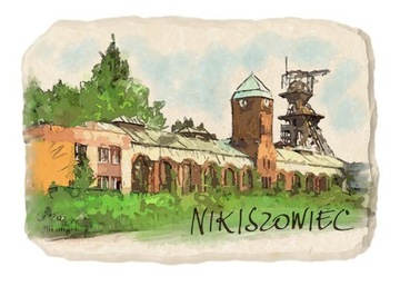 Magnes lodówkę kamie KATOWICE NIKISZOWIEC 164