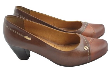 AGA BROWN LEATHER PUMP r37 АКЦИЯ-ХИТ БУТОМАНИЯ